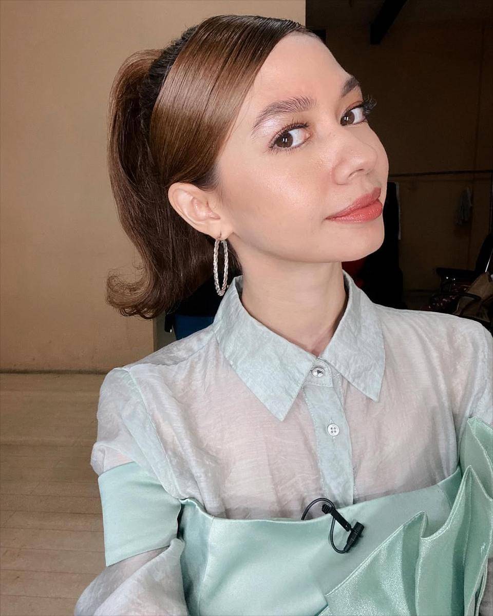 ide hairstyle simpel buat ngantor ala Yuki Kato 