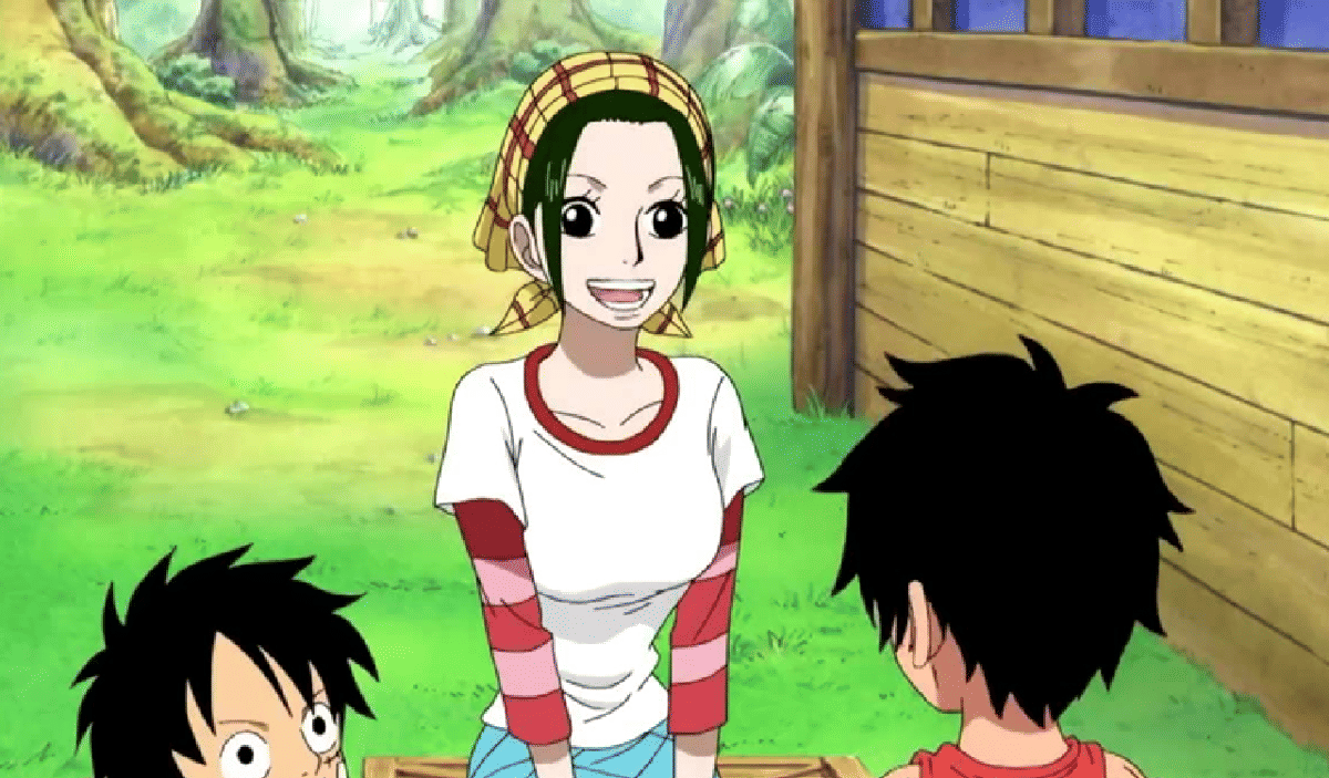 Makino berbicara dengan Ace kecil.