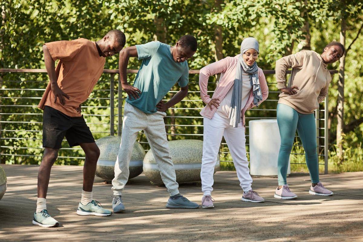 ilustrasi komunitas lari