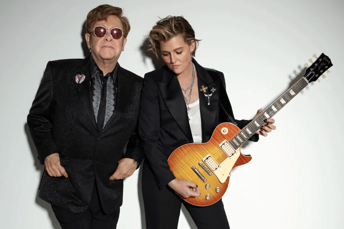 Elton John dan Brandi Carlile dalam album Who Believes in Angels?