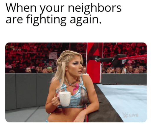 meme kepo sama tetangga yang lagi berantem