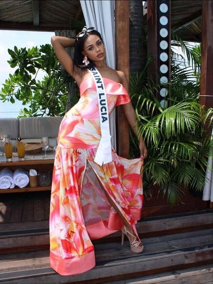 potret Shianne Smith, Miss Universe Saint Lucia 2025 