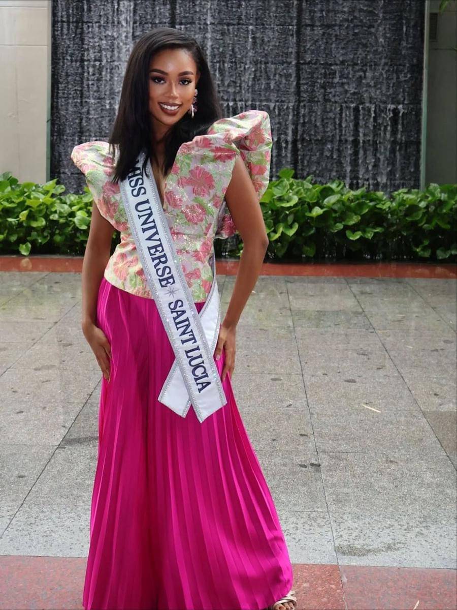 potret Shianne Smith, Miss Universe Saint Lucia 2025