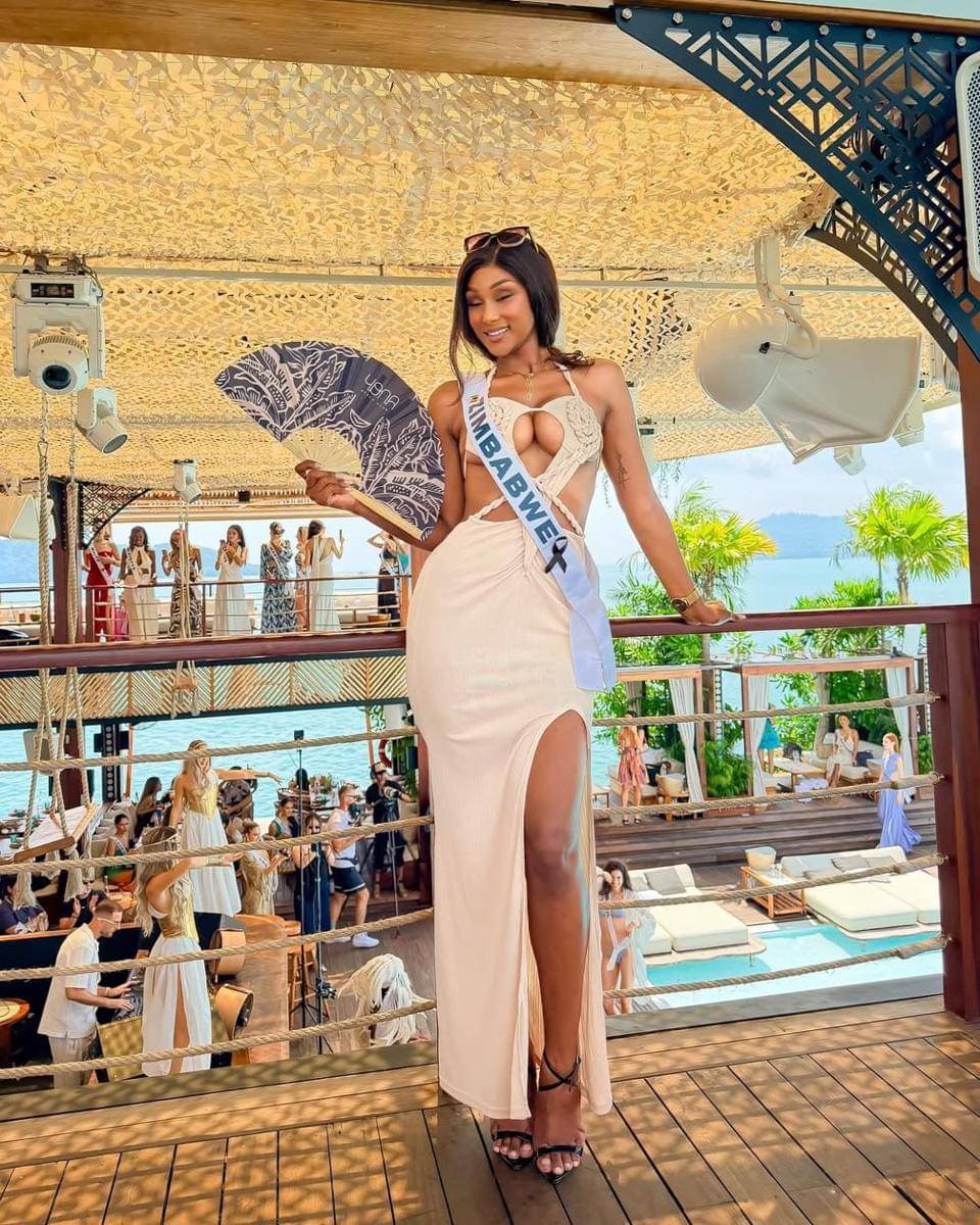 potret Lyshanda Moyas, Miss Universe Zimbabwe 2025