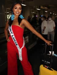 7 Potret Shianne Smith Miss Universe Saint Lucia 2025 Inspiratif 
