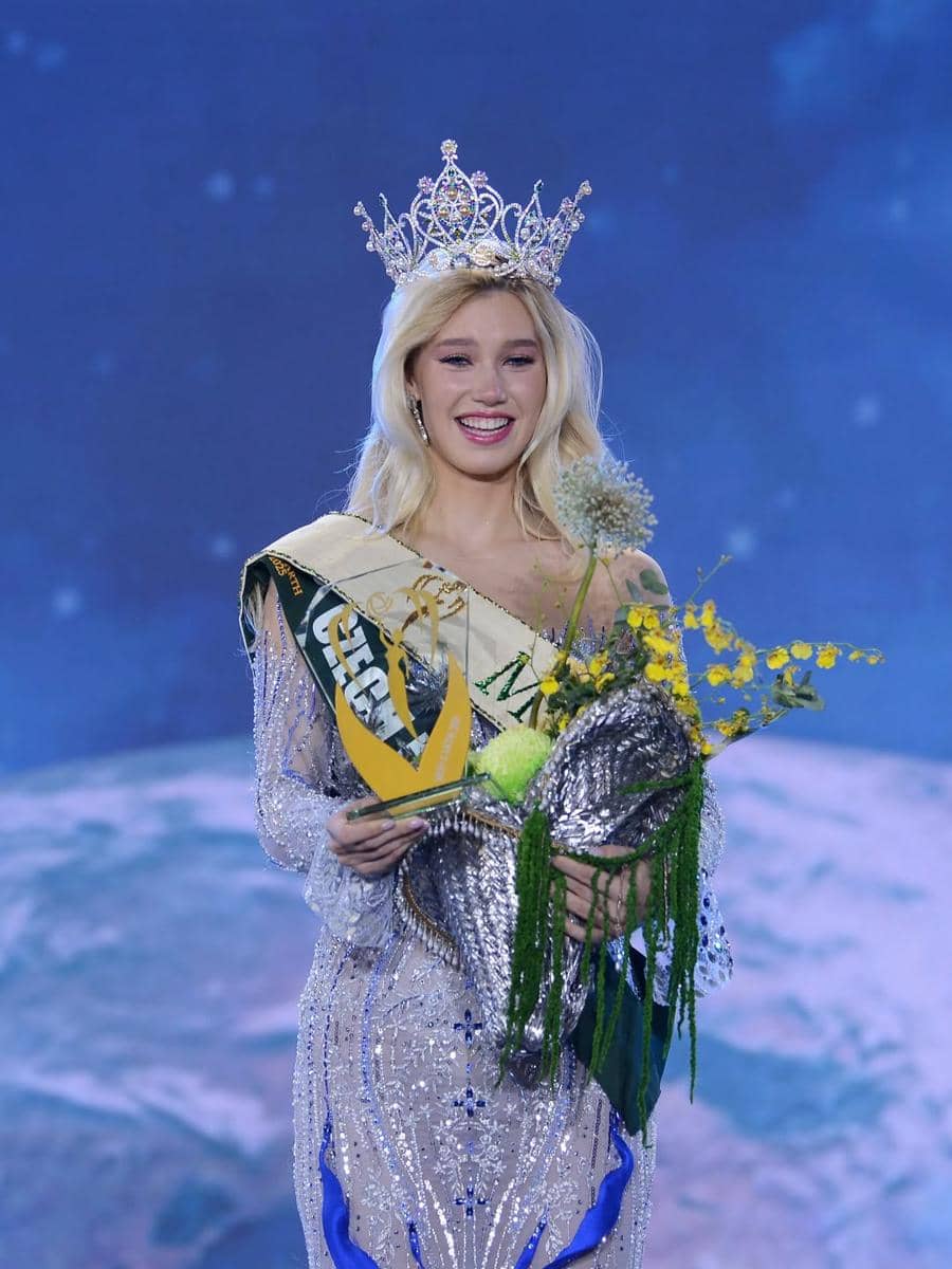 Potret Pemenang Miss Earth 2025 Natalie Puskinova
