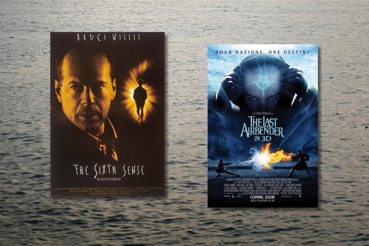 poster film The Sixth Sense dan The Last Airbender M Night Shyamalan