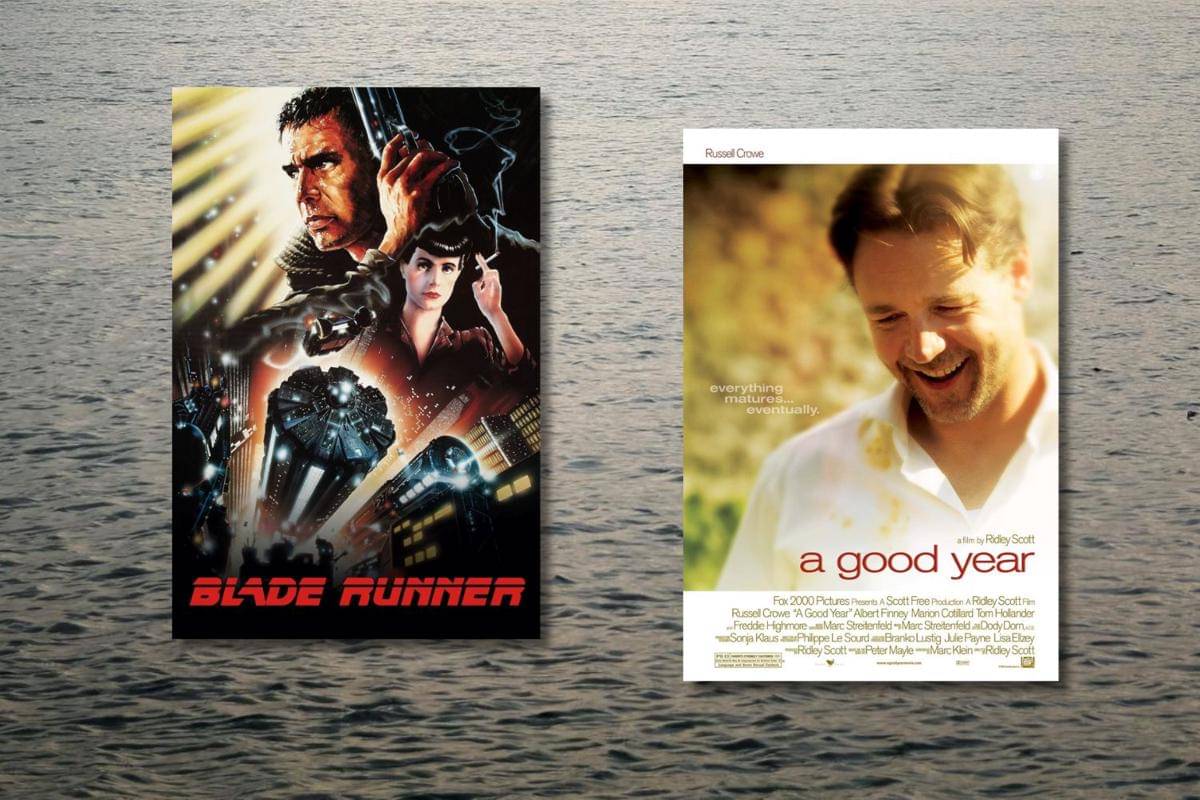 poster film Blade Runner dan A Good Year Ridley Scott 