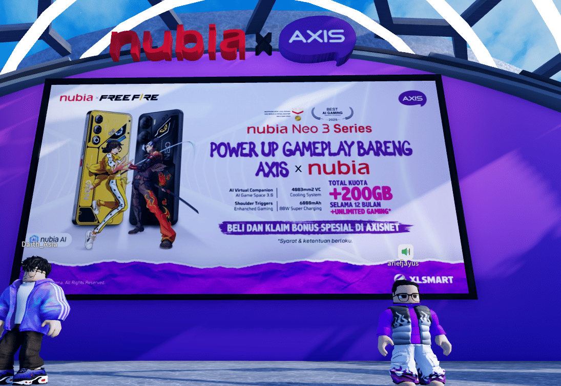 nubia x Axis di nubia Land.