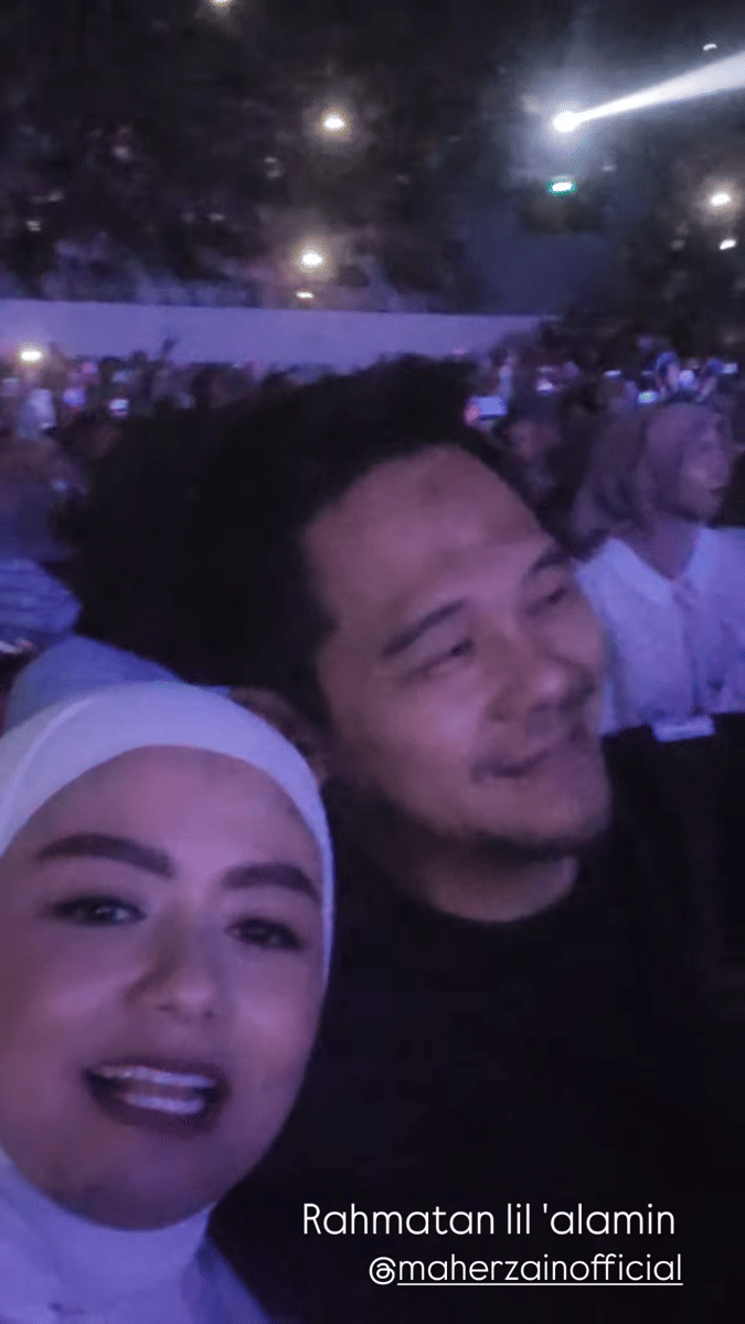 artis nonton konser Maher Zain