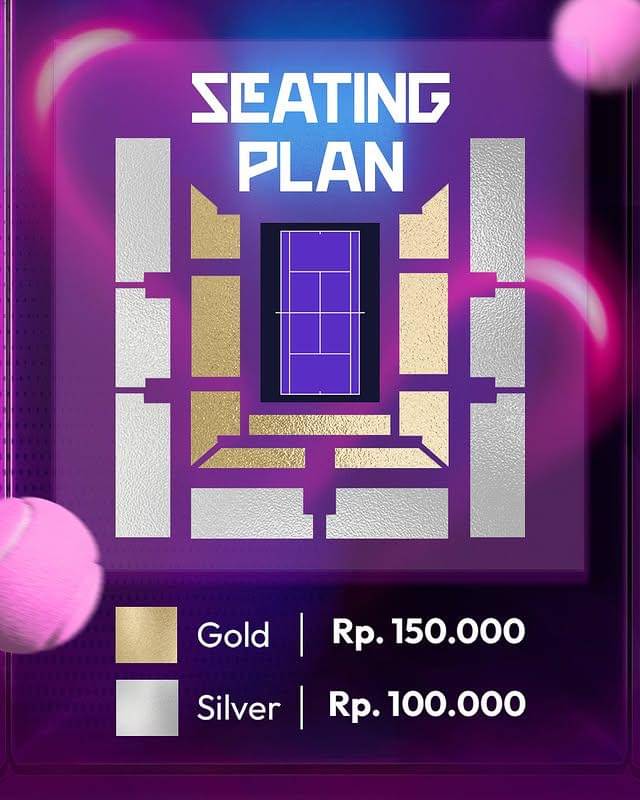 harga tiket Padel Wars (Instagram.com/rans.entertainment)