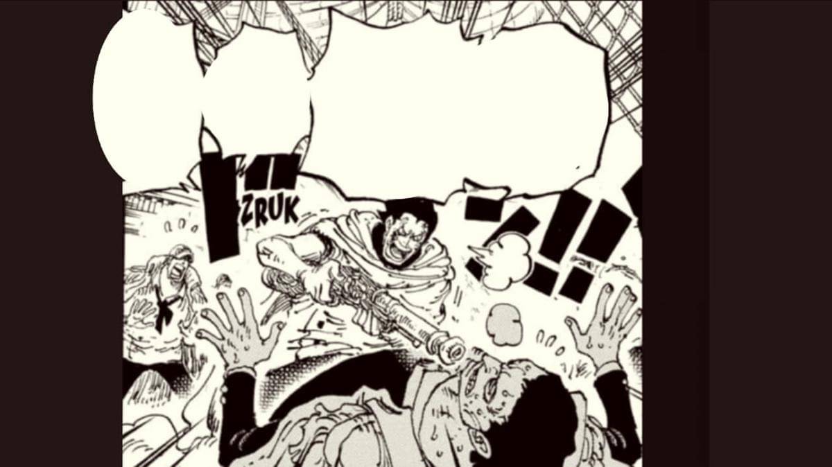 Monkey D. Dragon marah. (Dok. Shueisha, Eiichiro Oda/One Piece)