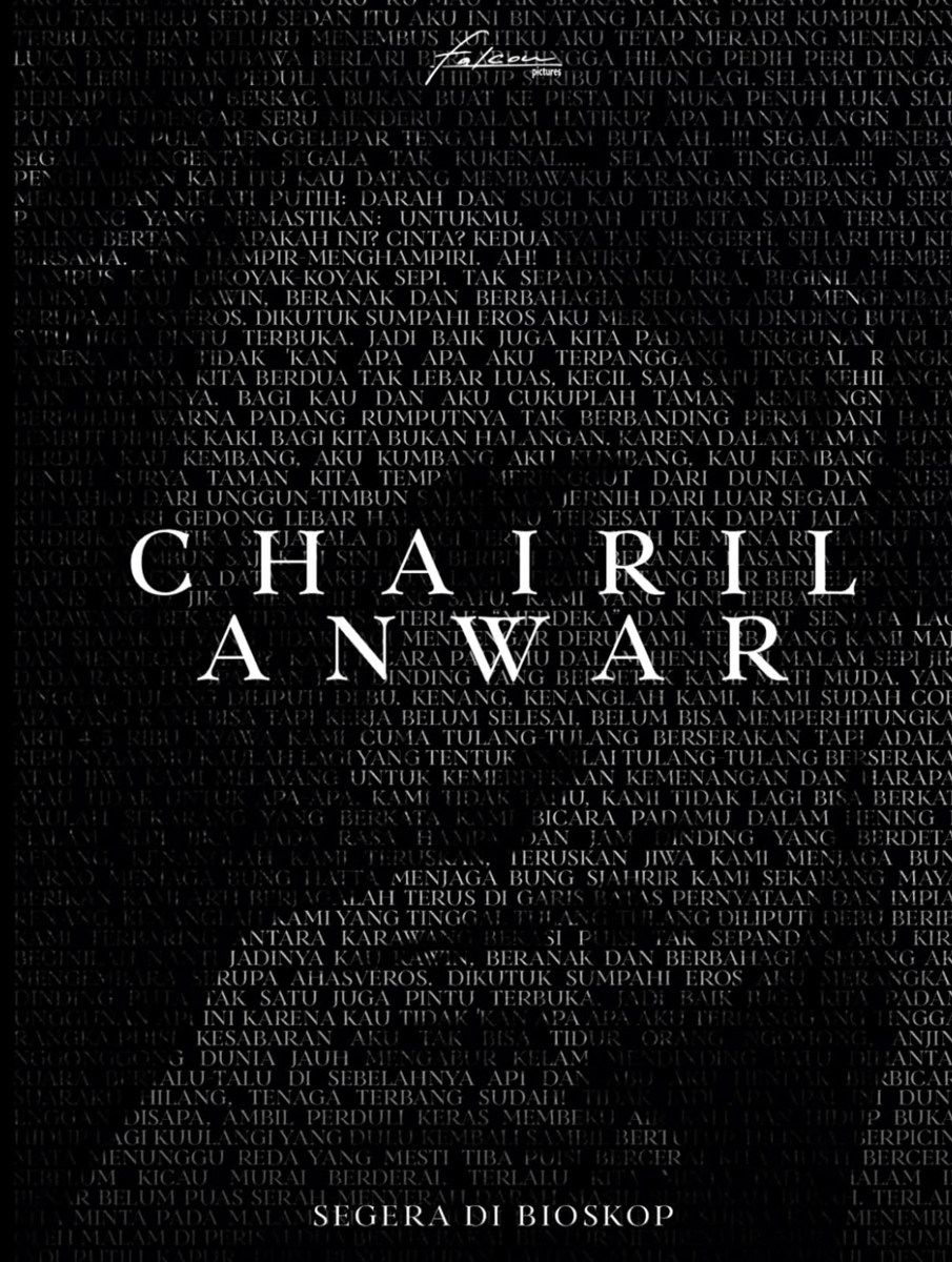 Chairil Anwar akan dijadikan film (instagram.com/falconpictures_)