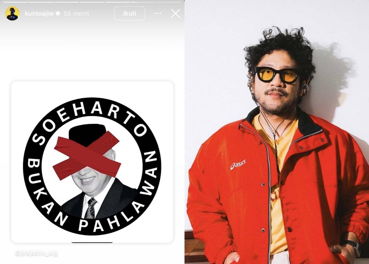 artis soroti pemberian gelar pahlawan nasional untuk Soeharto (Instagram.com/kuntoajiw)