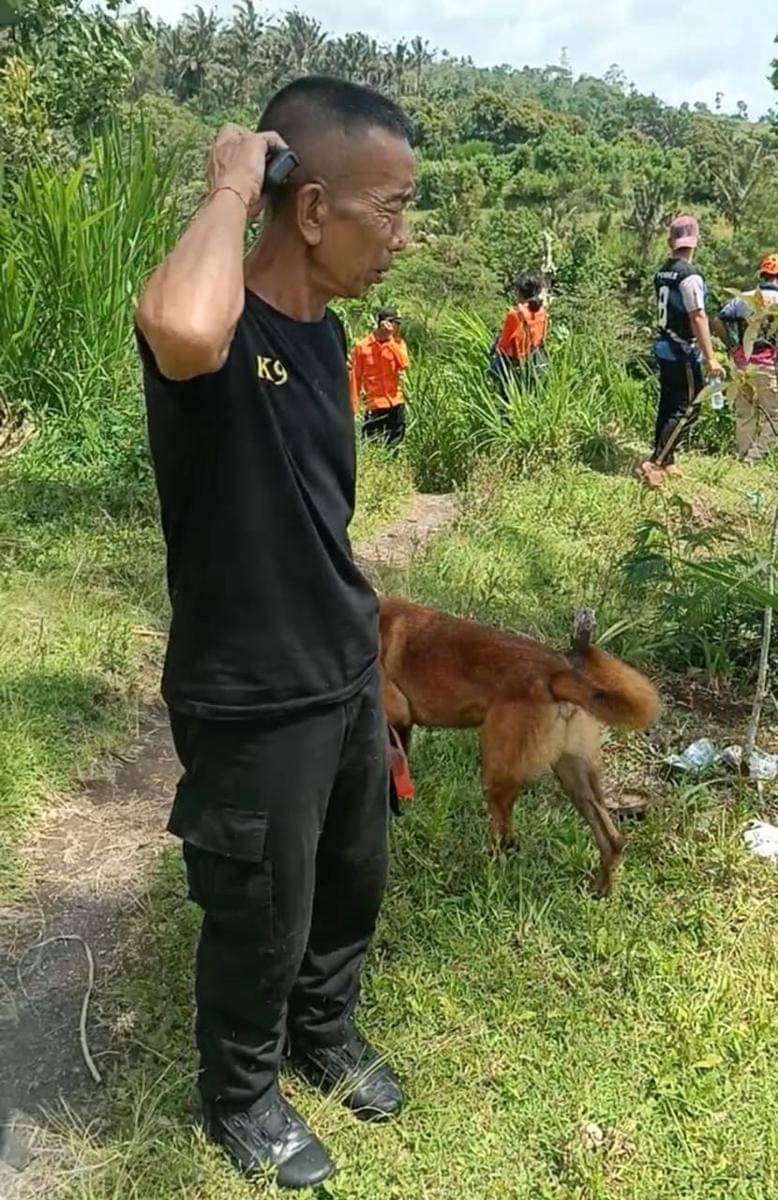 Pencarian warga hilang di Kecamatan Abang, Karangasem. 