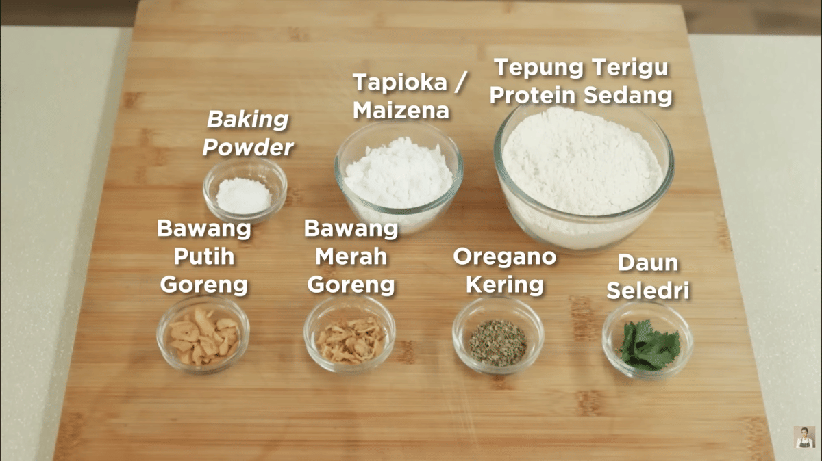Potret bahan untuk membuat tepung bumbu serbaguna ala Devina Hermawan