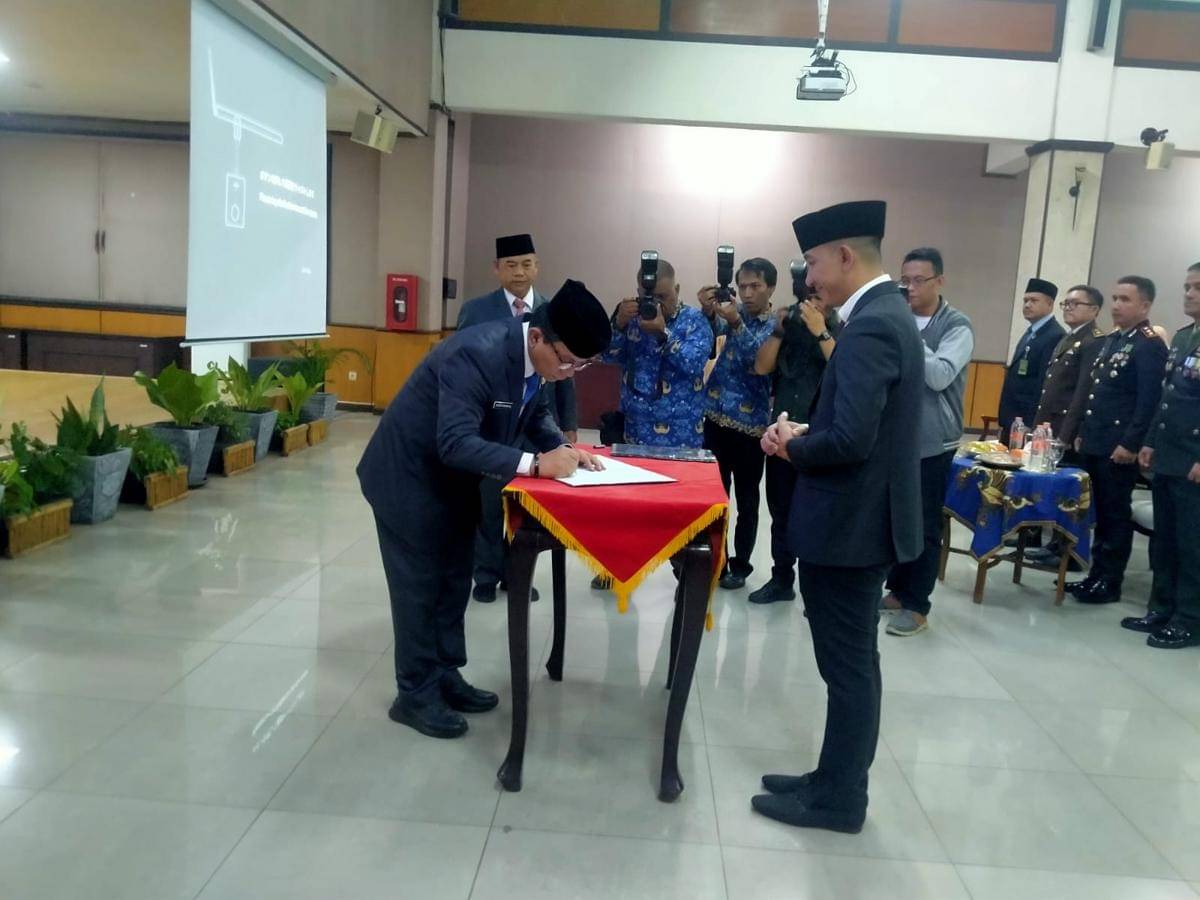 Pelantikan Pj Sekda Lebak (dok. IDN Times/ldi)