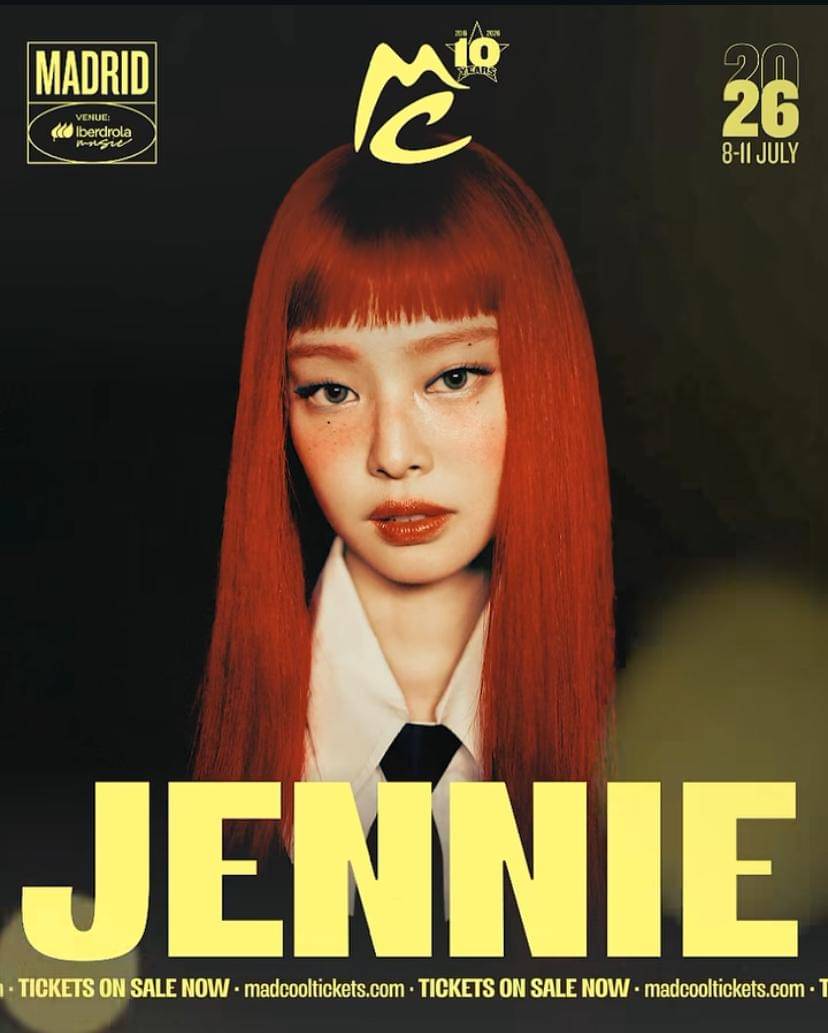 Jennie BLACKPINK akan tampil di Mad Cool Festival 2026 (Instagram.com/oddatelier)