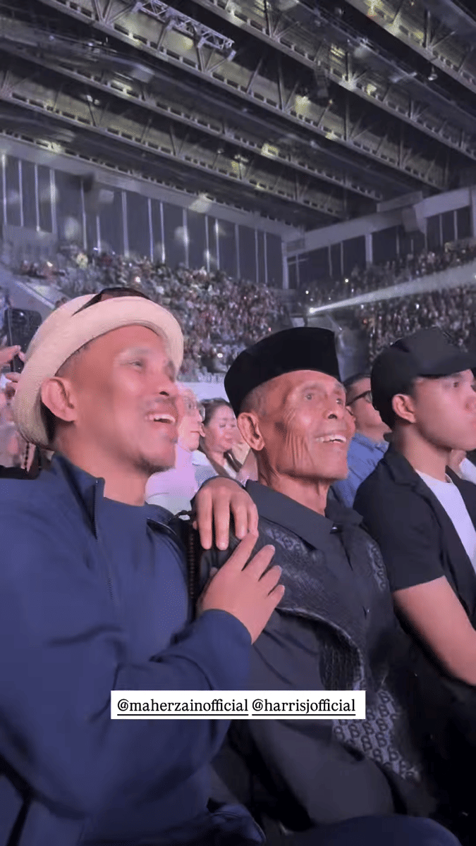 artis nonton konser Maher Zain