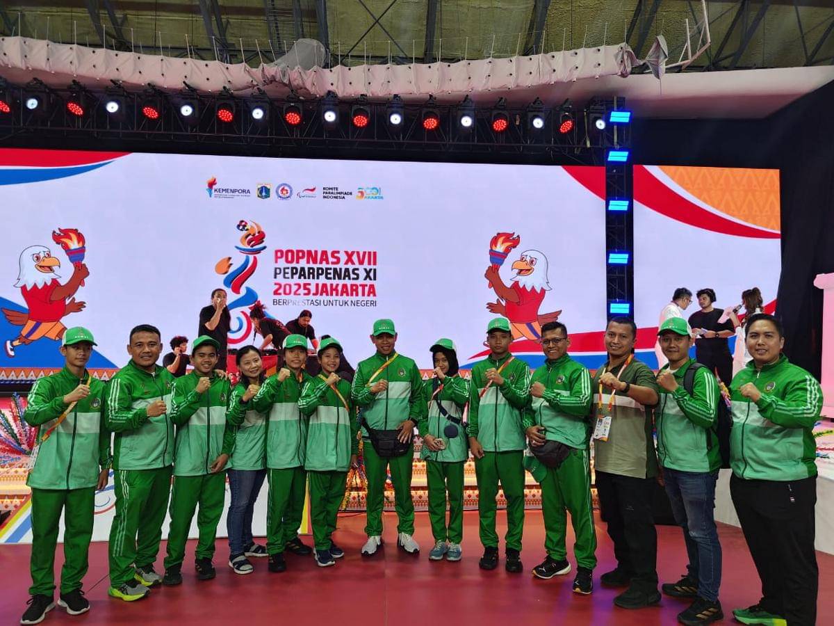 Kontingen tinju Sumut di Popnas (dok.Pertina Sumut)