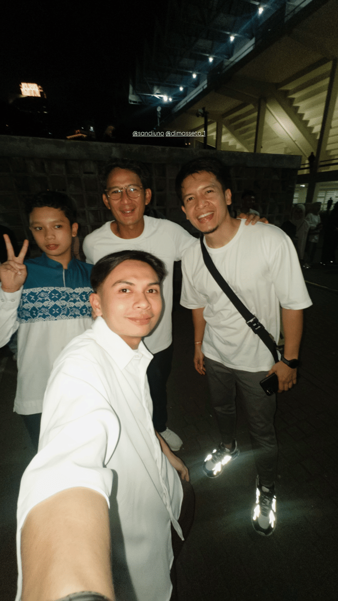 artis nonton konser Maher Zain