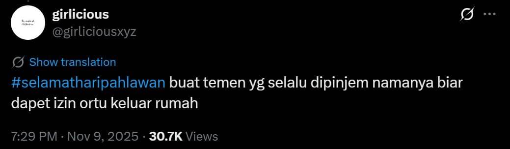 ucapan Hari Pahlawan lucu