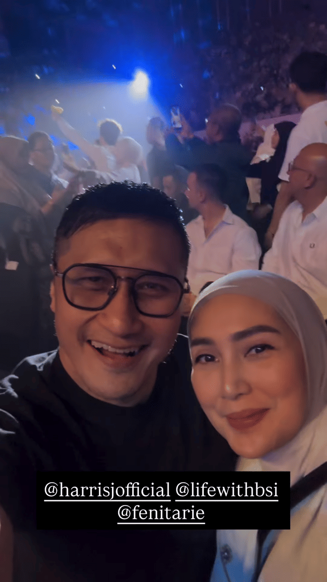 artis nonton konser Maher Zain