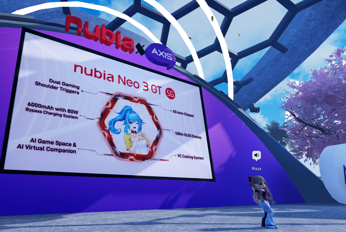 nubia x Axis di nubia Land.