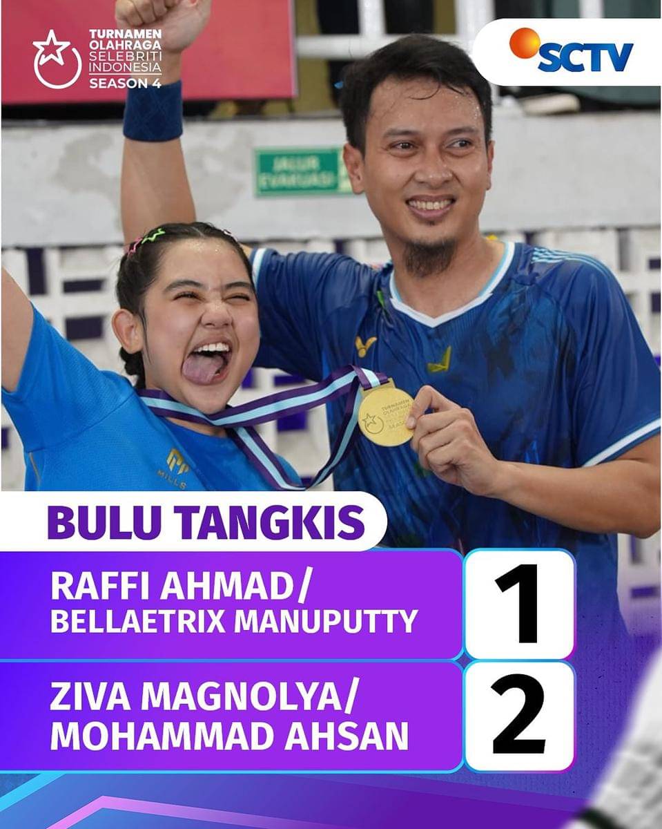 pemenang Turnamen Olahraga Selebriti Indonesia 2025