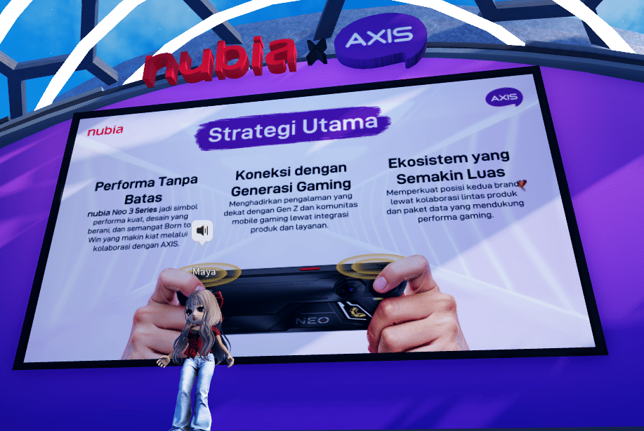 nubia x Axis di nubia Land.