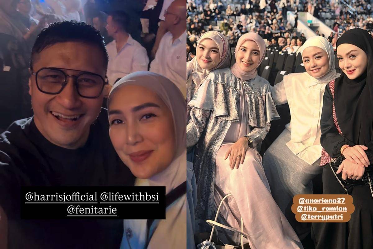 artis nonton konser Maher Zain