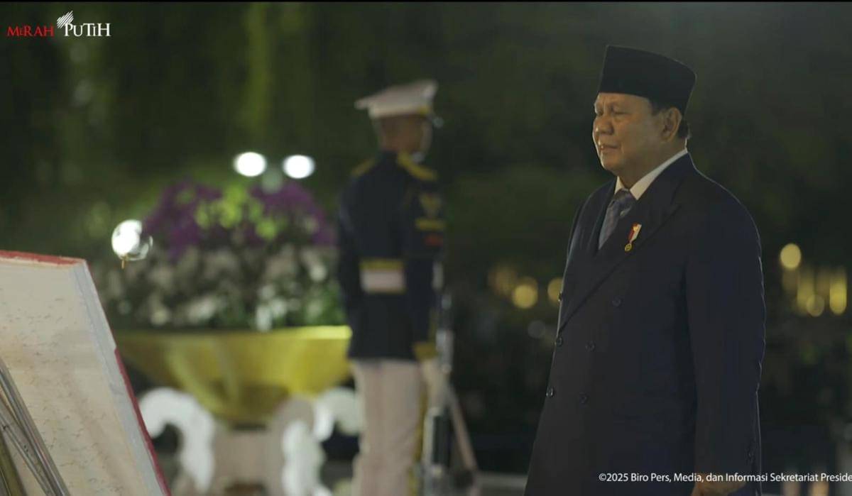 Prabowo ziarah ke TMP Kalibata