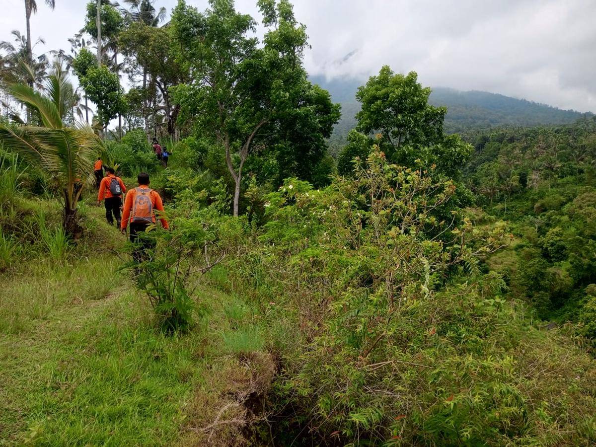 Pencarian warga hilang di Kecamatan Abang, Karangasem.