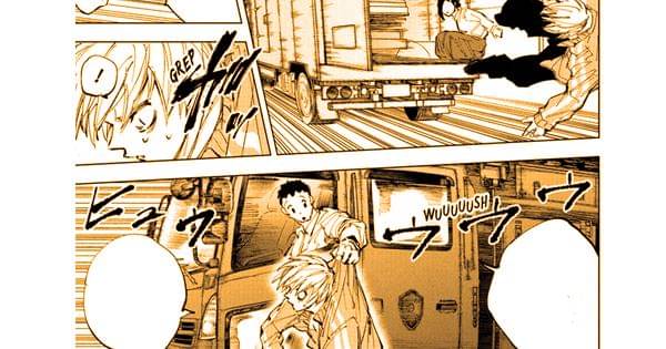 Shin diselamatkan petugas pemadam - Sakamoto Days