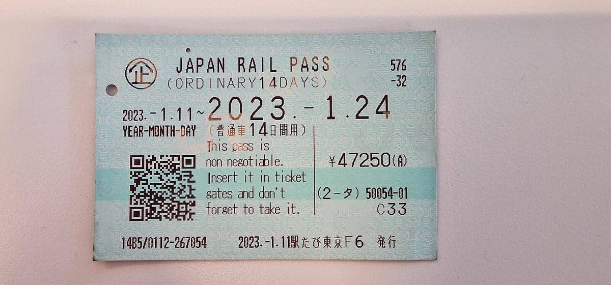 ilustrasi Japan Rail Pass