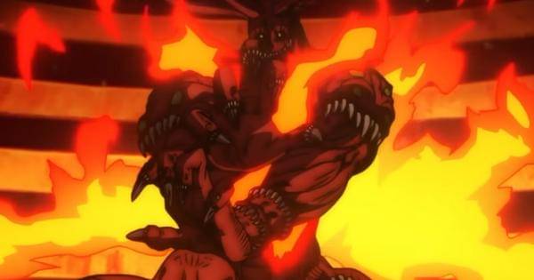 Orochi meniru kuda-kuda Garou - One Punch Man S3