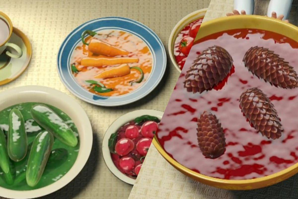 makanan yang dibuat Masha