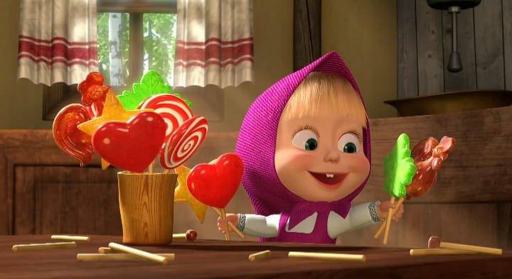 makanan yang dibuat Masha