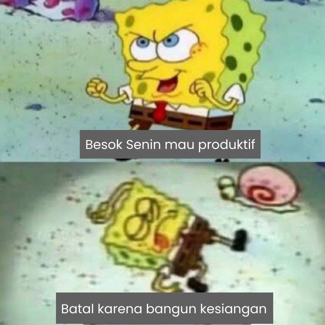 meme bangun kesiangan 