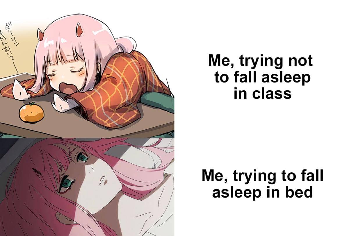 meme kartun tentang insomnia