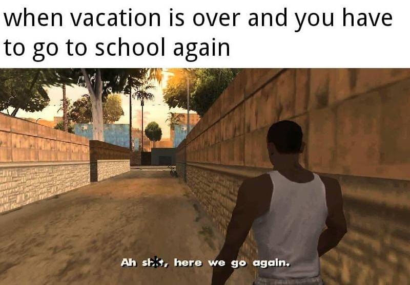 meme kartun tentang liburan