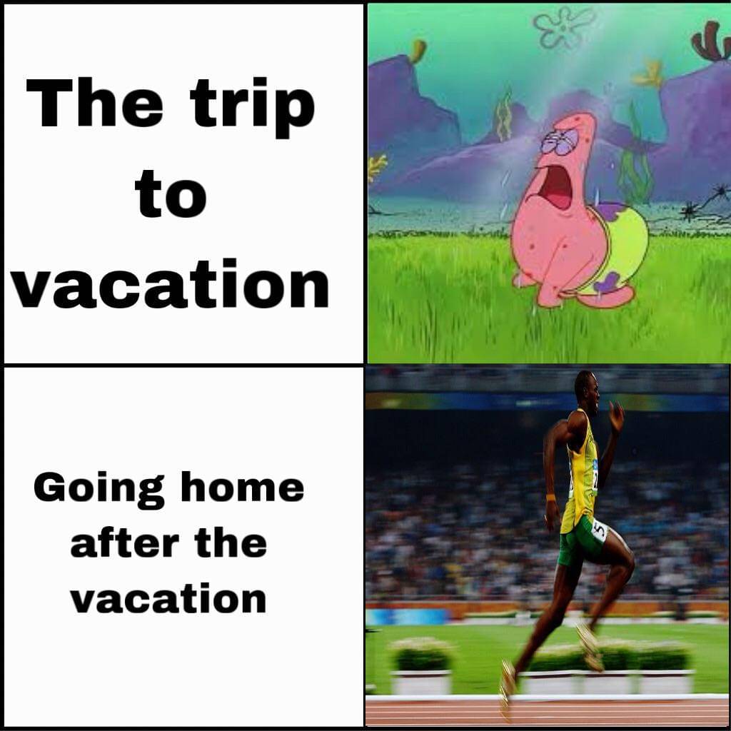 meme kartun tentang liburan