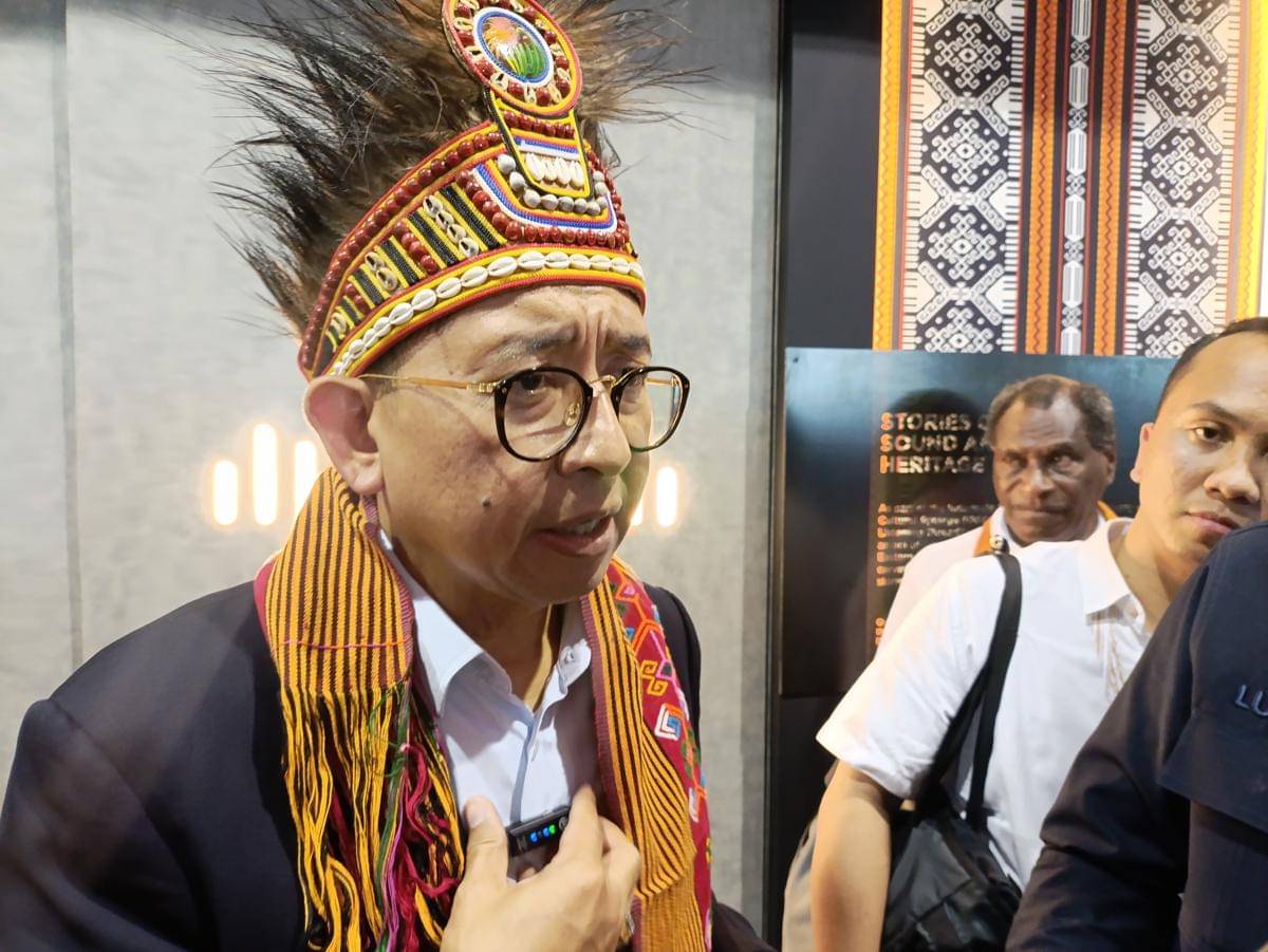 Menteri Kebudayaan RI, Fadil Zon, usai membuka kegiatan IPACS di Kota Kupang. (IDN Times/Putra Bali Mula)