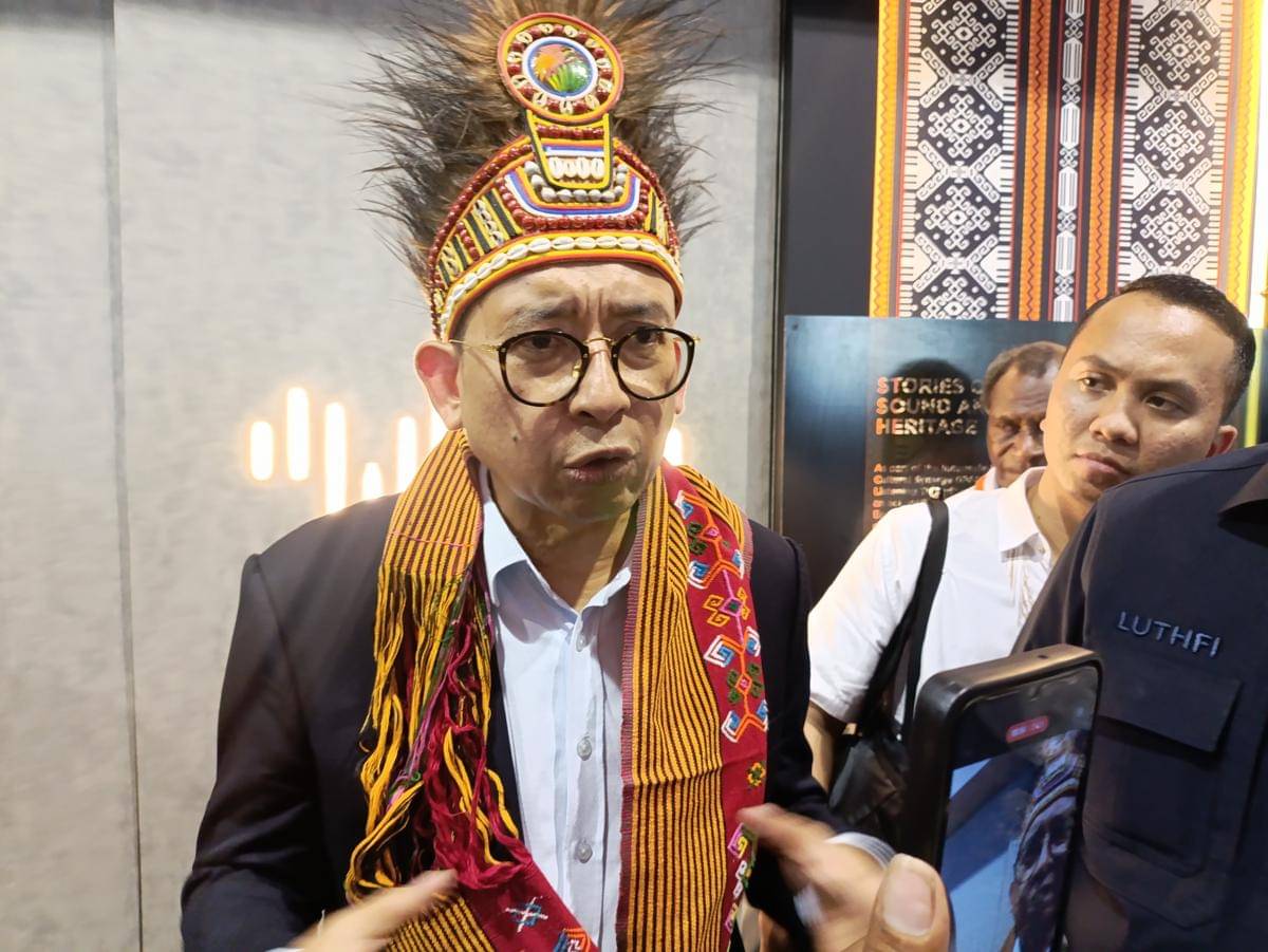 Menteri Kebudayaan RI, Fadil Zon, usai membuka kegiatan IPACS di Kota Kupang. (IDN Times/Putra Bali Mula)