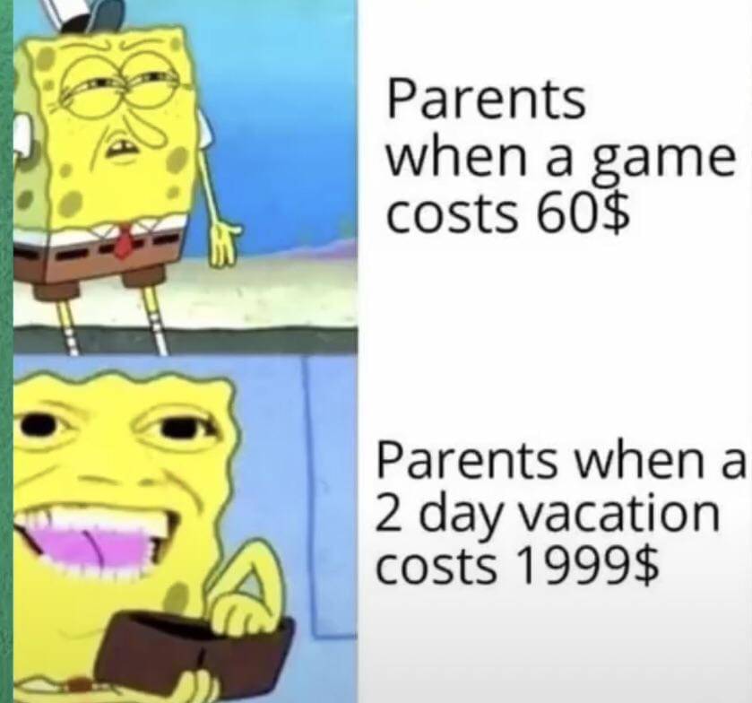 meme kartun tentang liburan