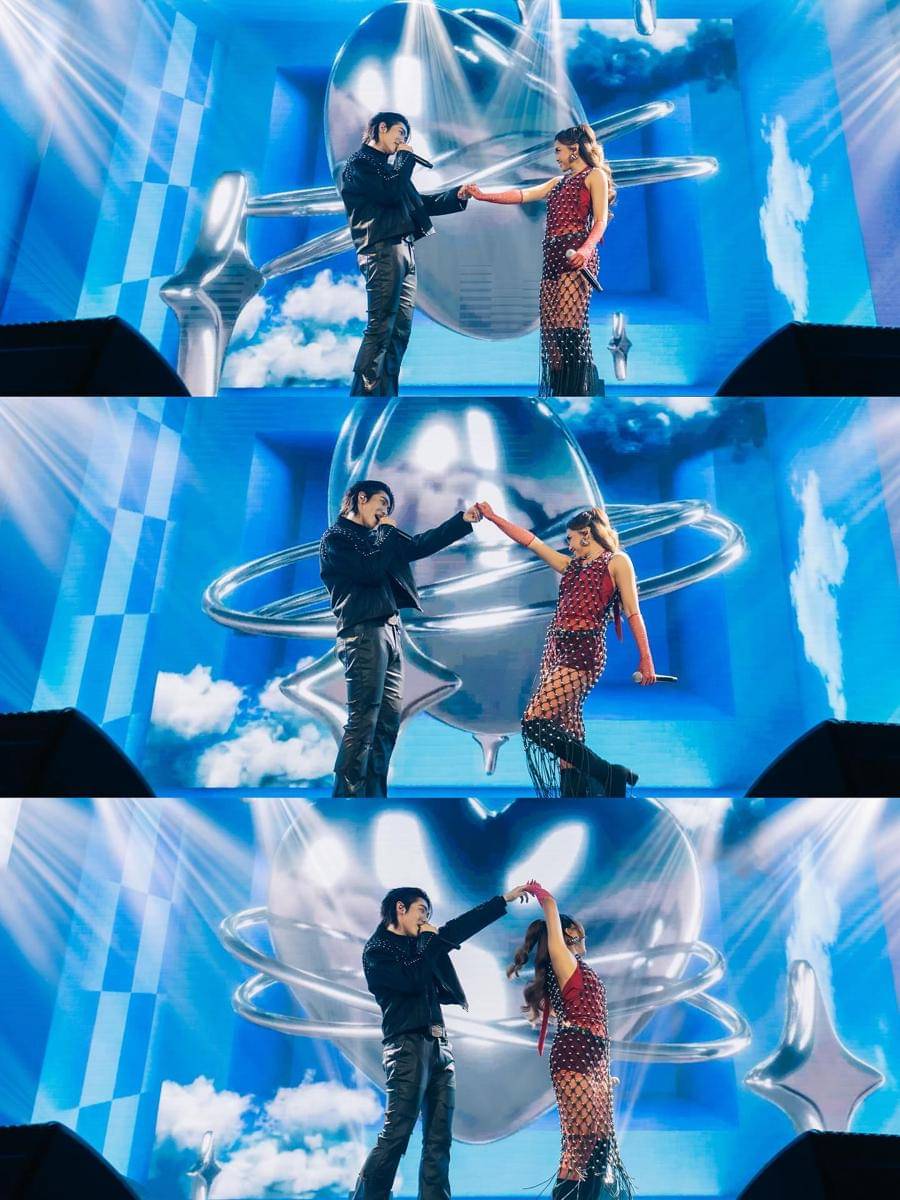 Sisca Saras nyanyi bareng Boss Chaikamon 