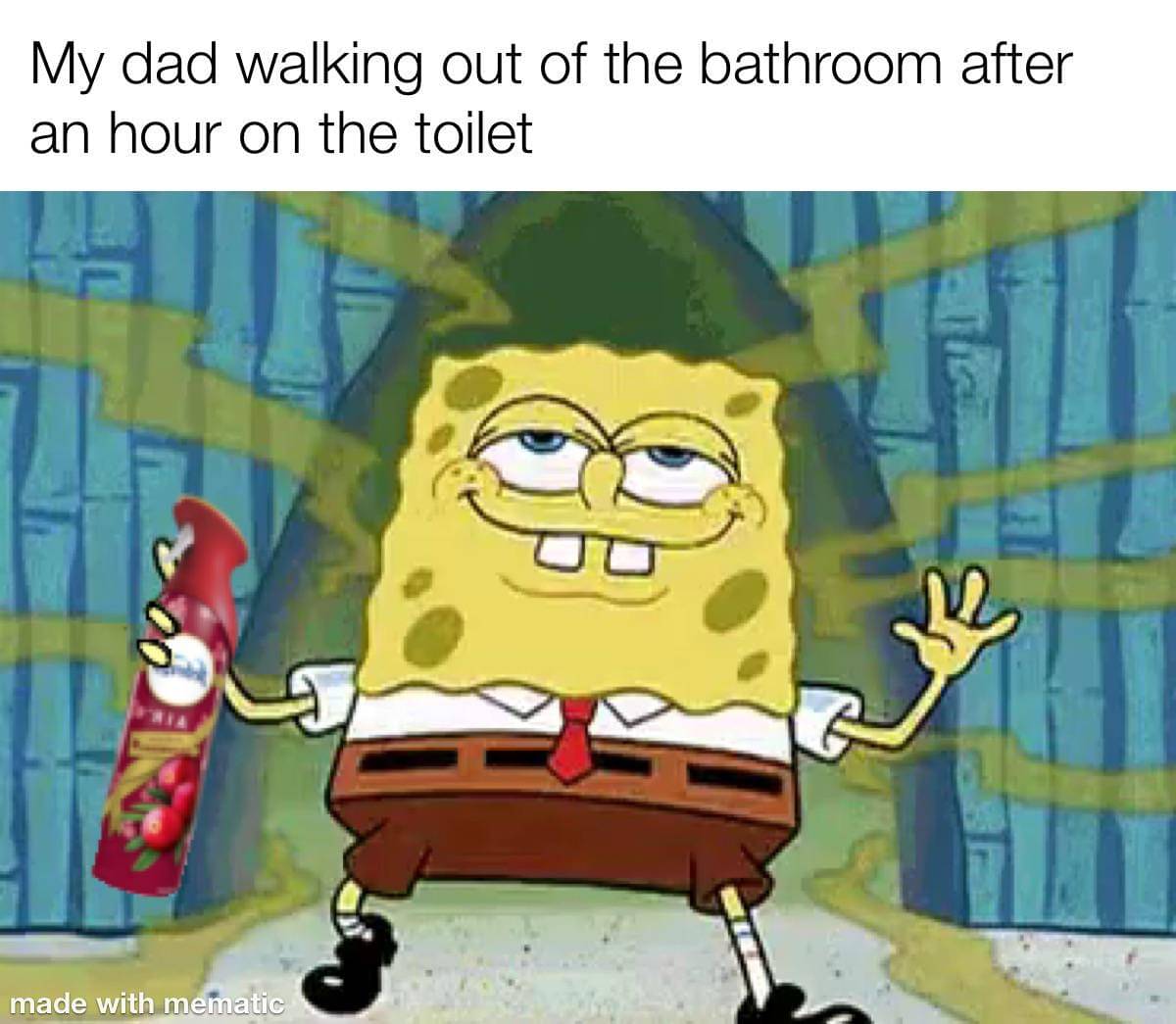 meme kartun tentang kamar mandi