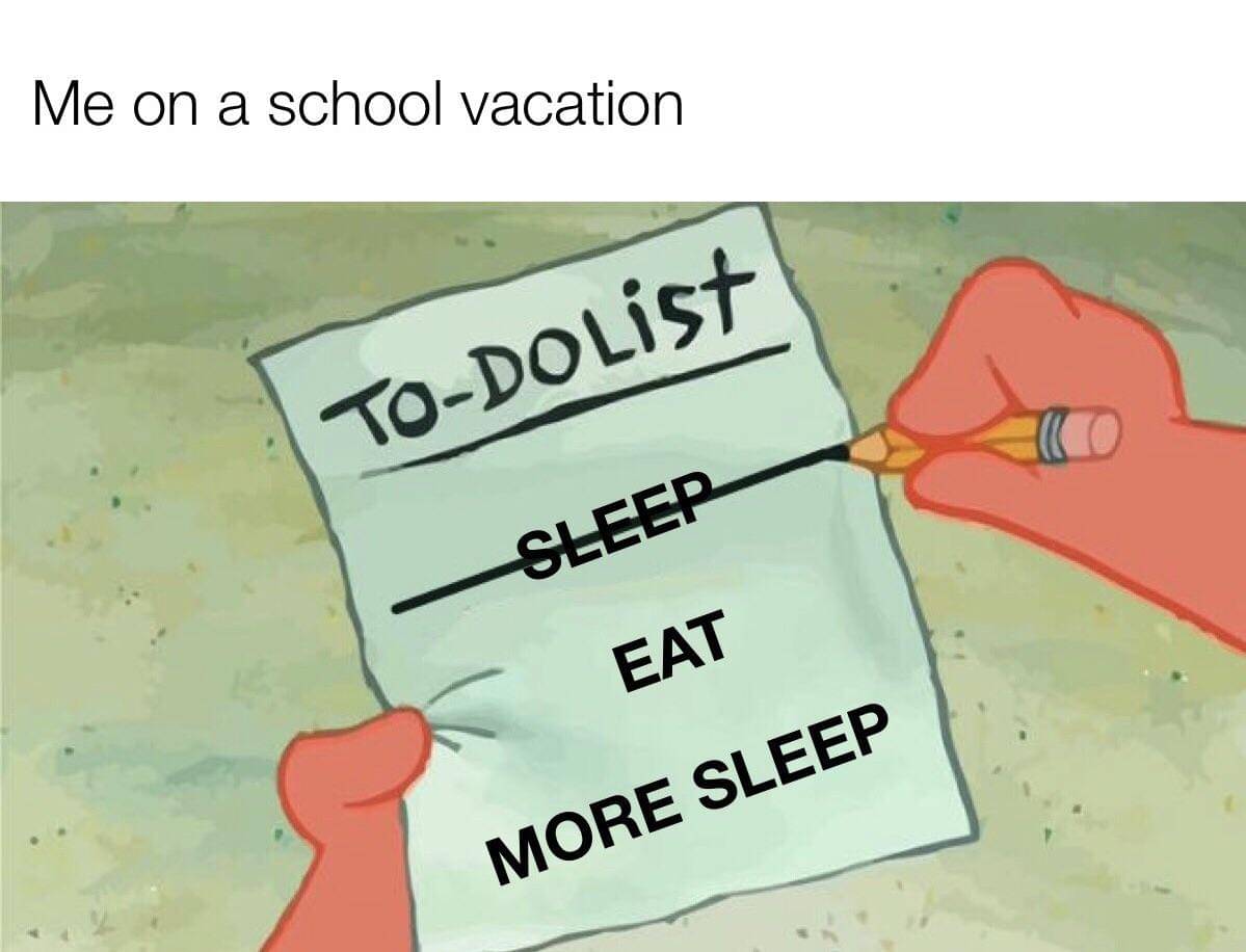 meme kartun tentang liburan