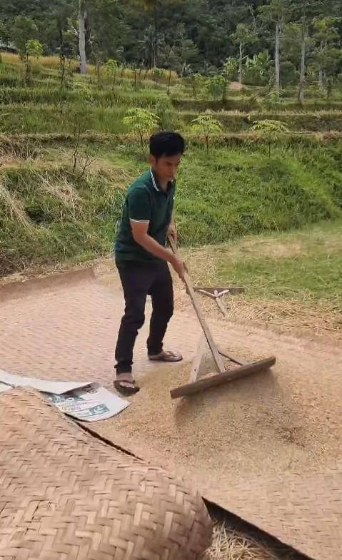 Ayah Lesti Kejora yang Aktif Bersawah (instagram.com/ayah_kejora)