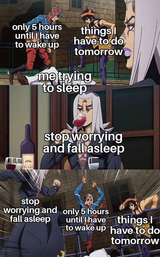 meme kartun tentang insomnia